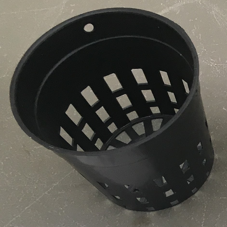 Round Plastic Net Pot 3.0"(Dia.)x 2.5"(Height) — Orchid Supplies, Natt's Orchids