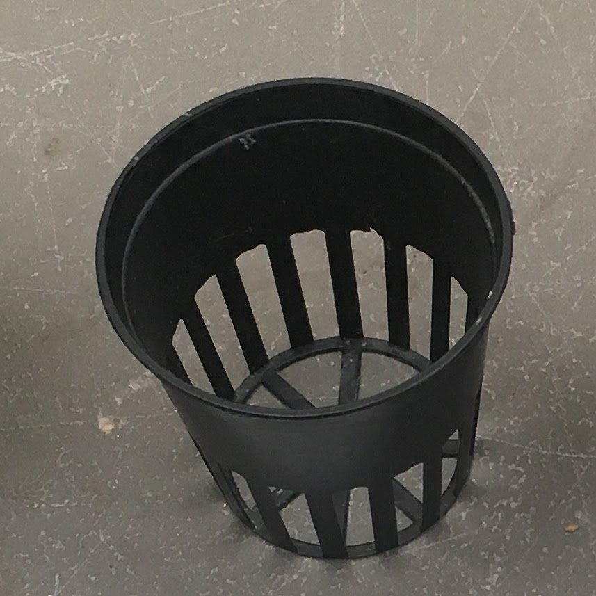Round Plastic Net Pot 2.0"(Dia.)x 2.5"(Height) — Orchid Supplies, Natt's Orchids